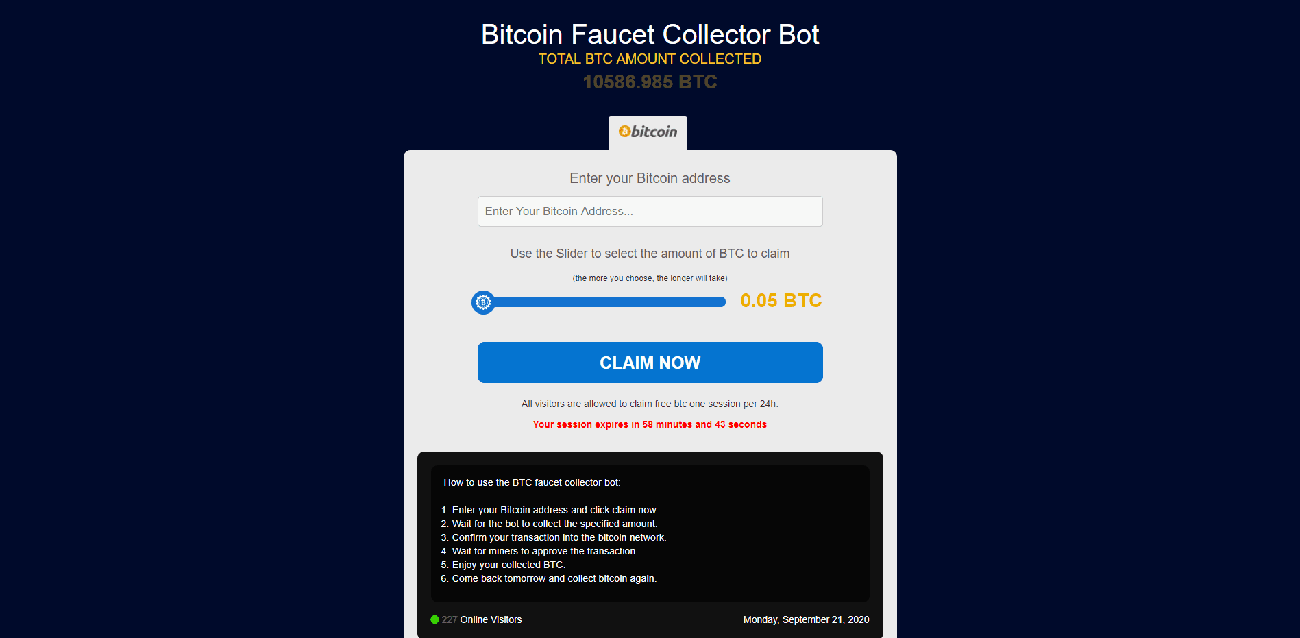 Bitcoin Faucet Collector Bot отзывы и обзор. Развод, лохотрон или правда. Только честные и правдивые отзывы на Baxov.Net