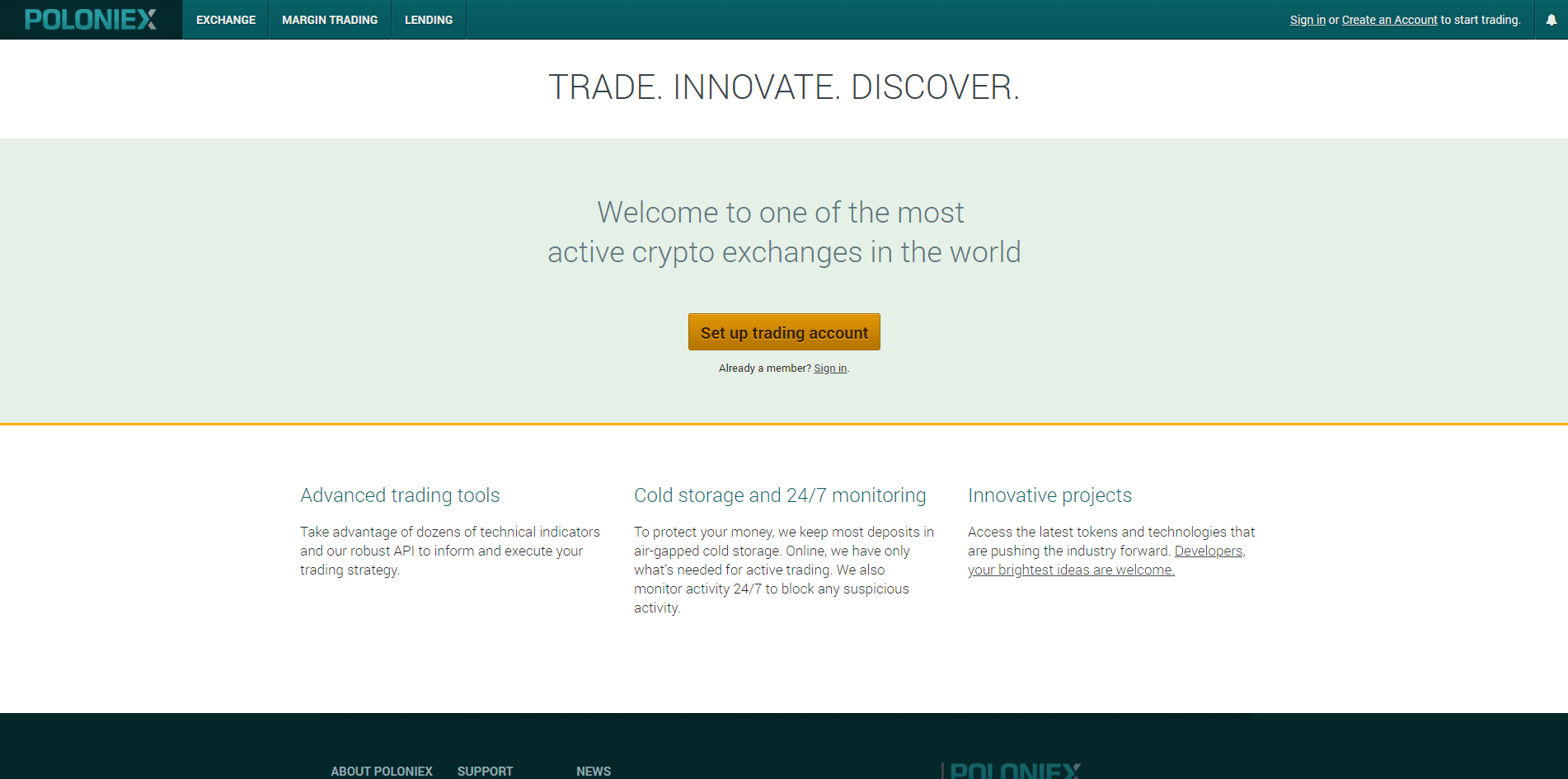 Обзор криптовалютной биржи Poloniex