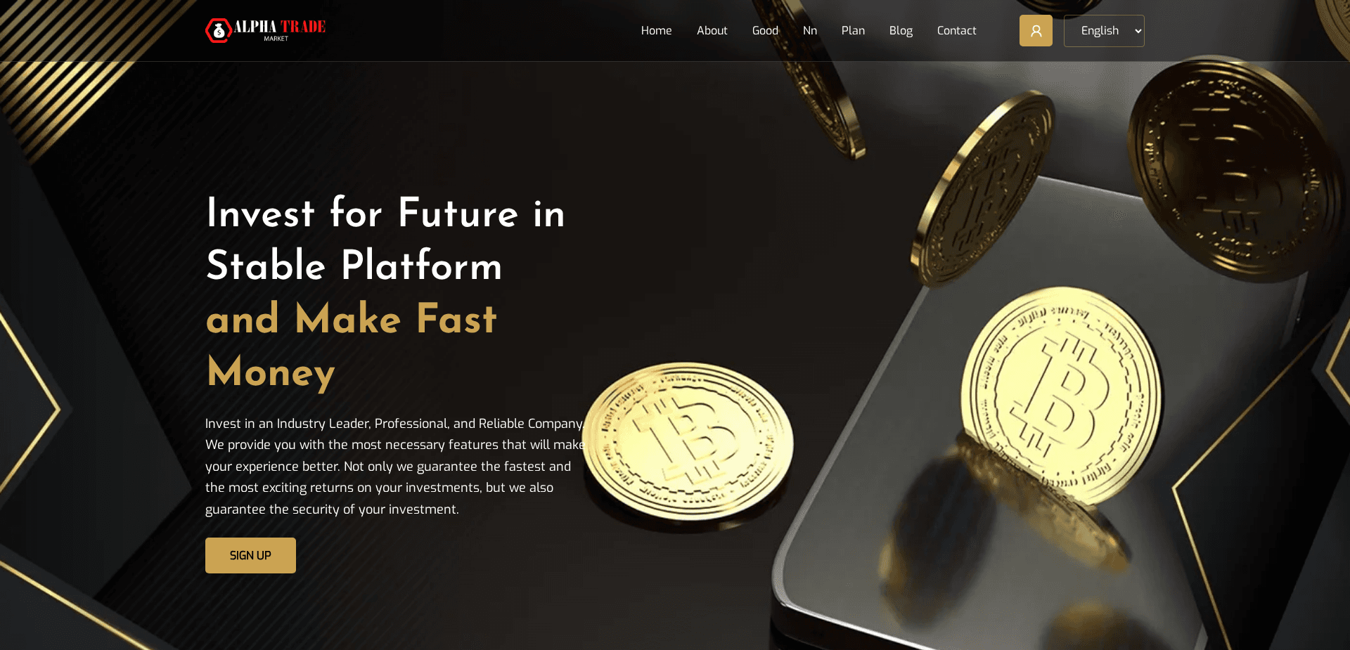 Website screenshot for https://alphaminingmarket.com/ - 1