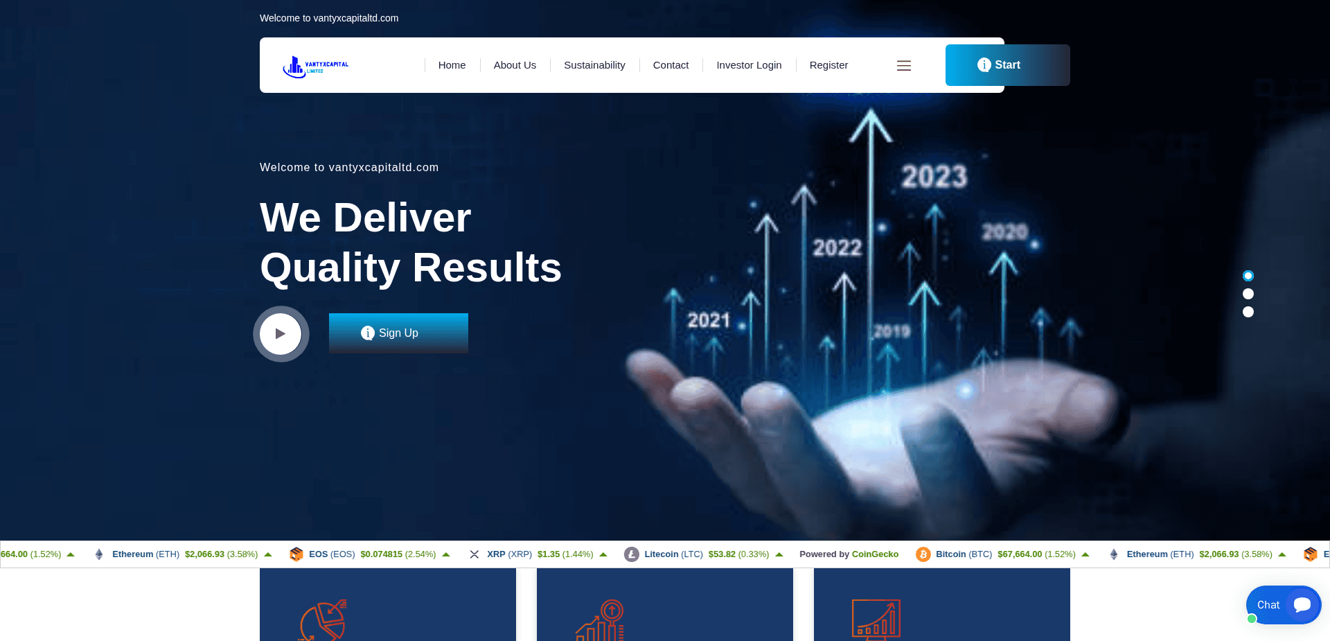 Website screenshot for https://vantyxcapitaltd.com/ - 1