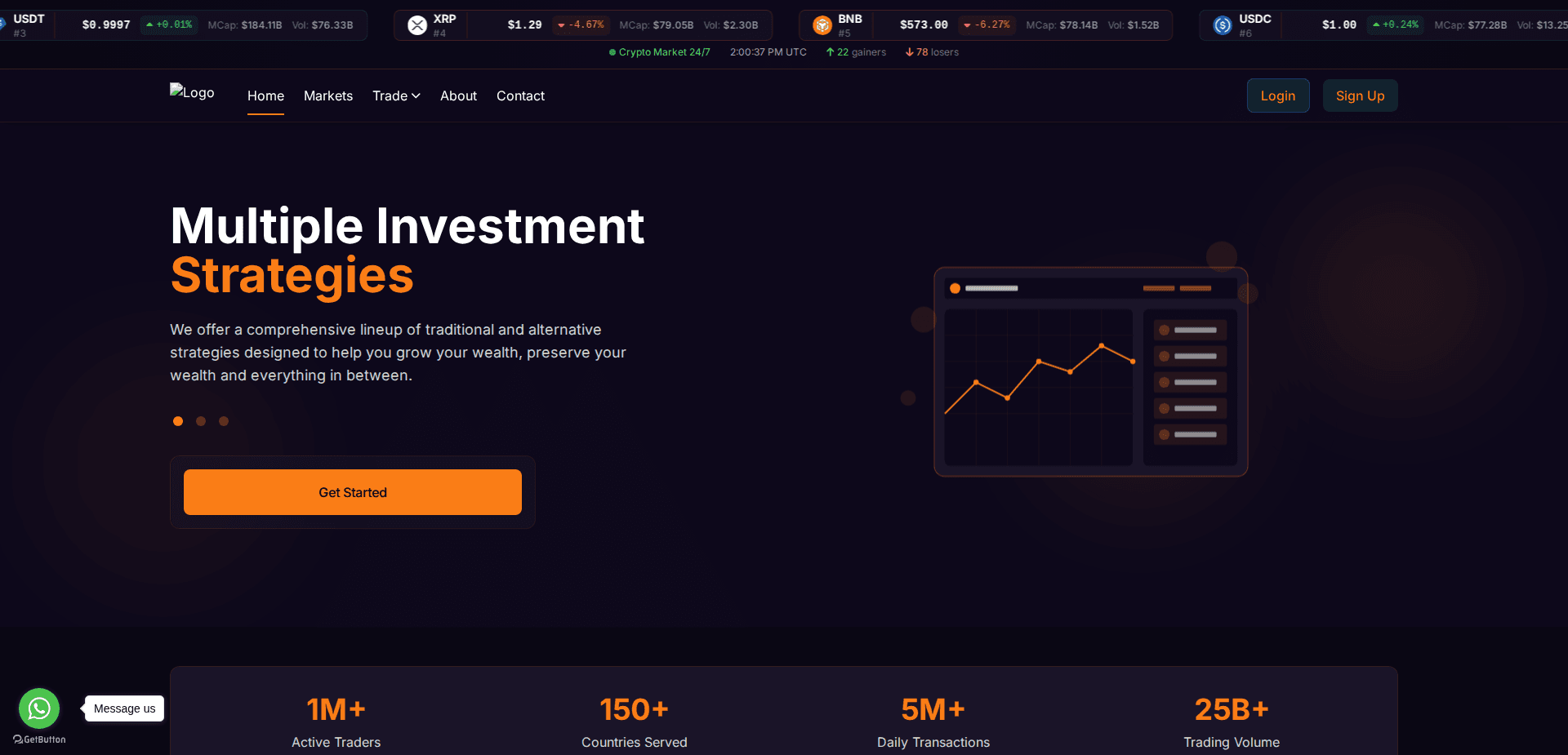 Website screenshot for https://bitgetminner.info/ - 1