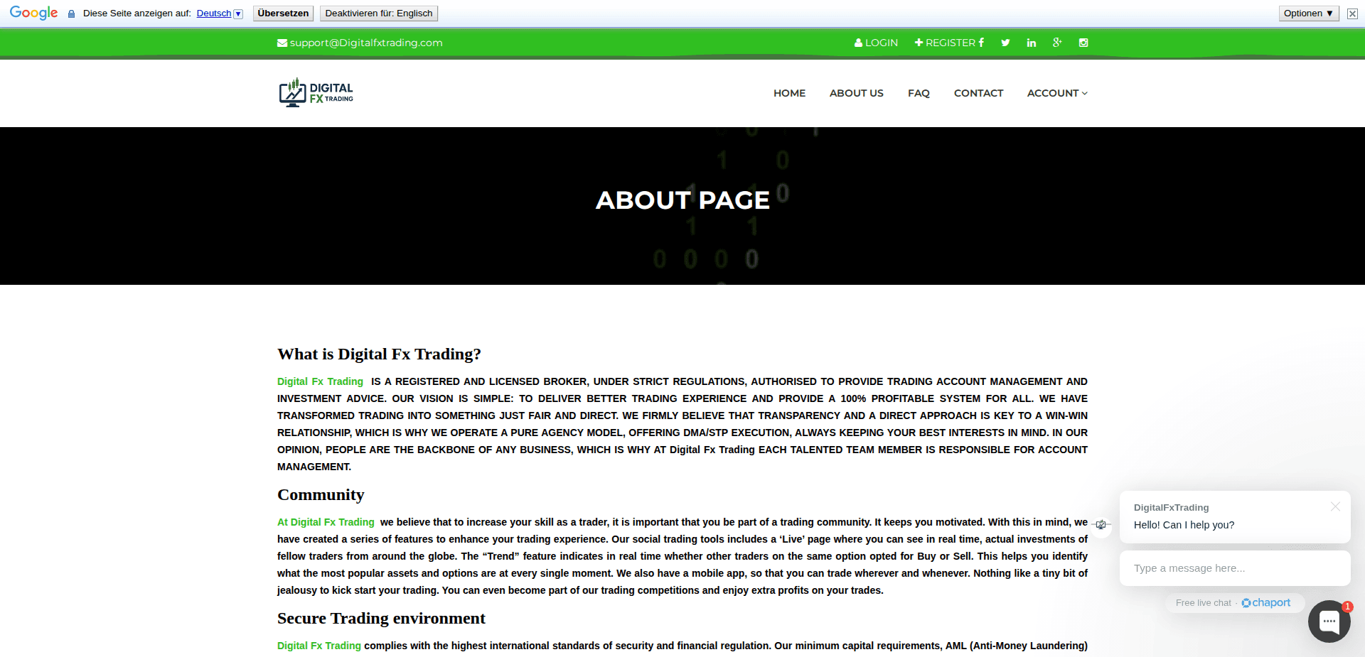Website screenshot for https://digitalfxtrading.com/ - 3