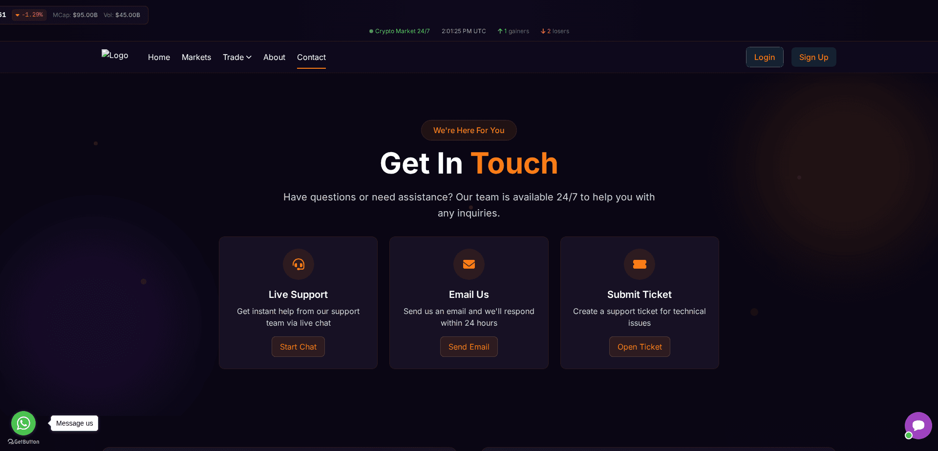 Website screenshot for https://bitgetminner.info/ - 2