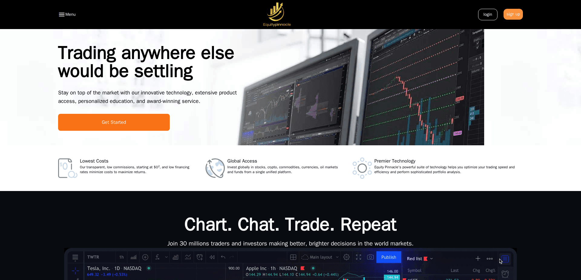 Website screenshot for https://equitypinnacle.com/ - 1