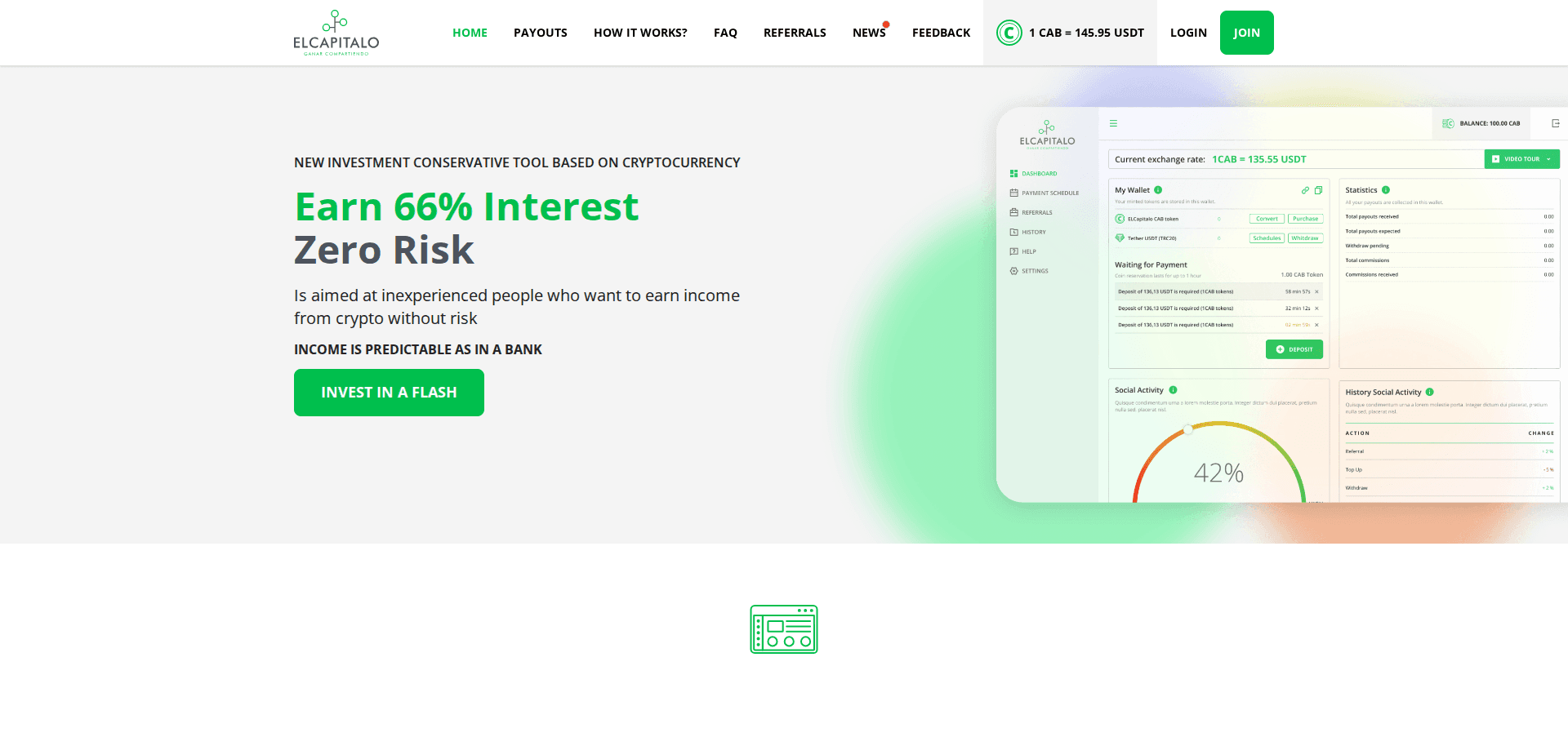 Website screenshot for https://elcapitalo.com/ - 1