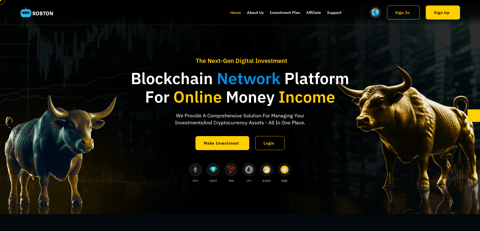 Website screenshot for https://robton.biz/ - 1