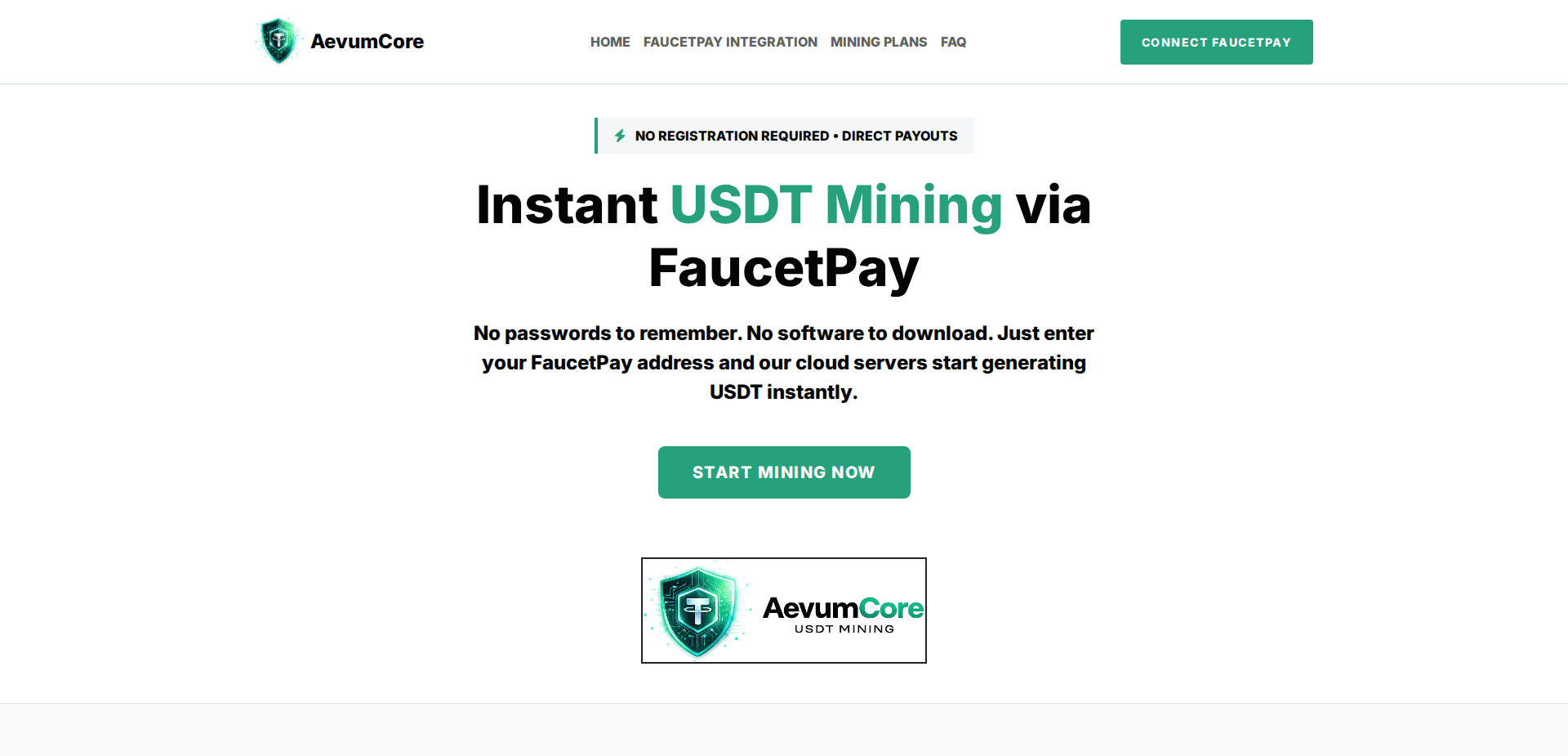 Website screenshot for https://aevumcore.xyz/ - 1
