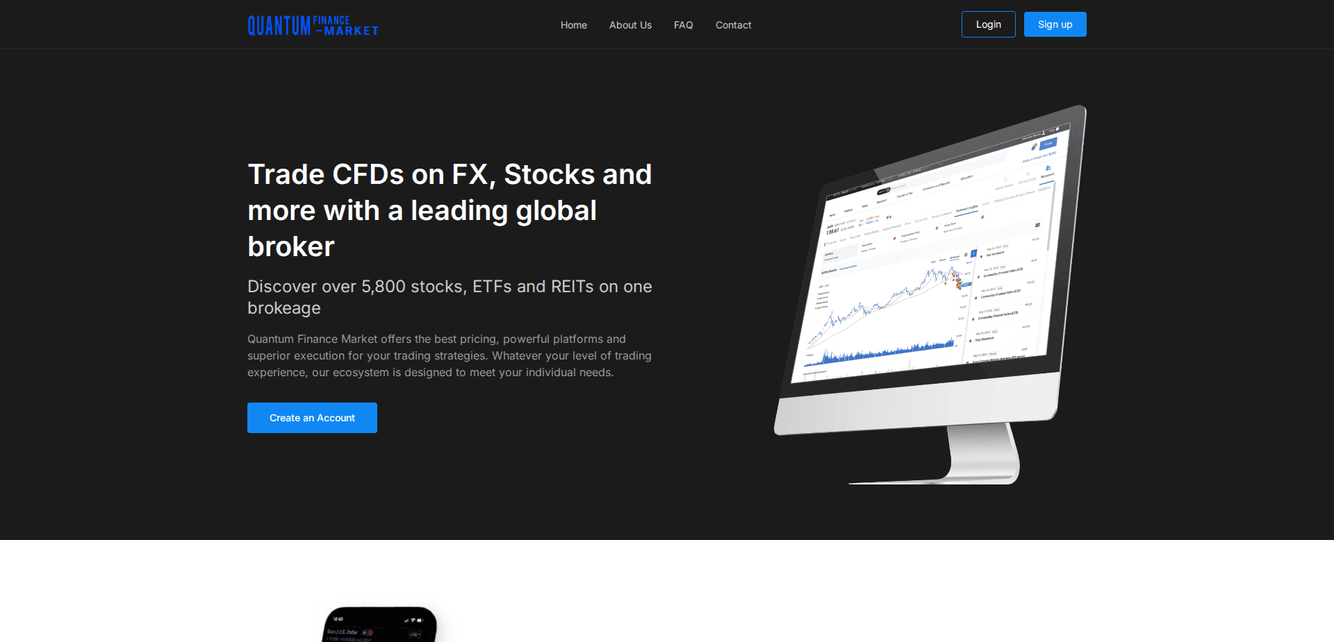Website screenshot for https://quanfimkt.cc/ - 1