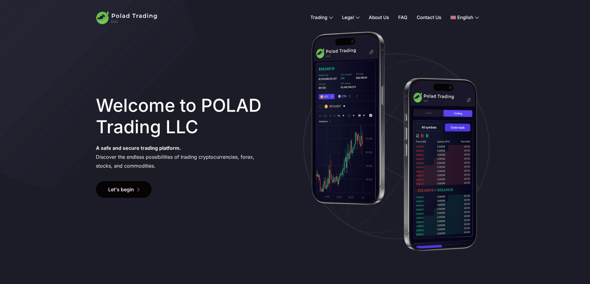 Website screenshot for https://poladllc.com/ - 1