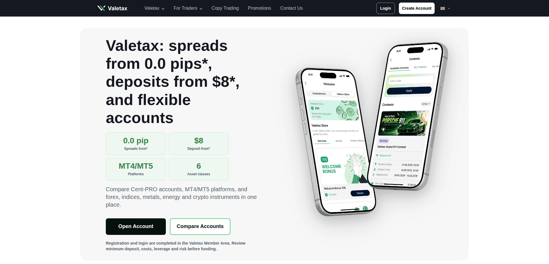 Website screenshot for https://valetax.finance/ - 1