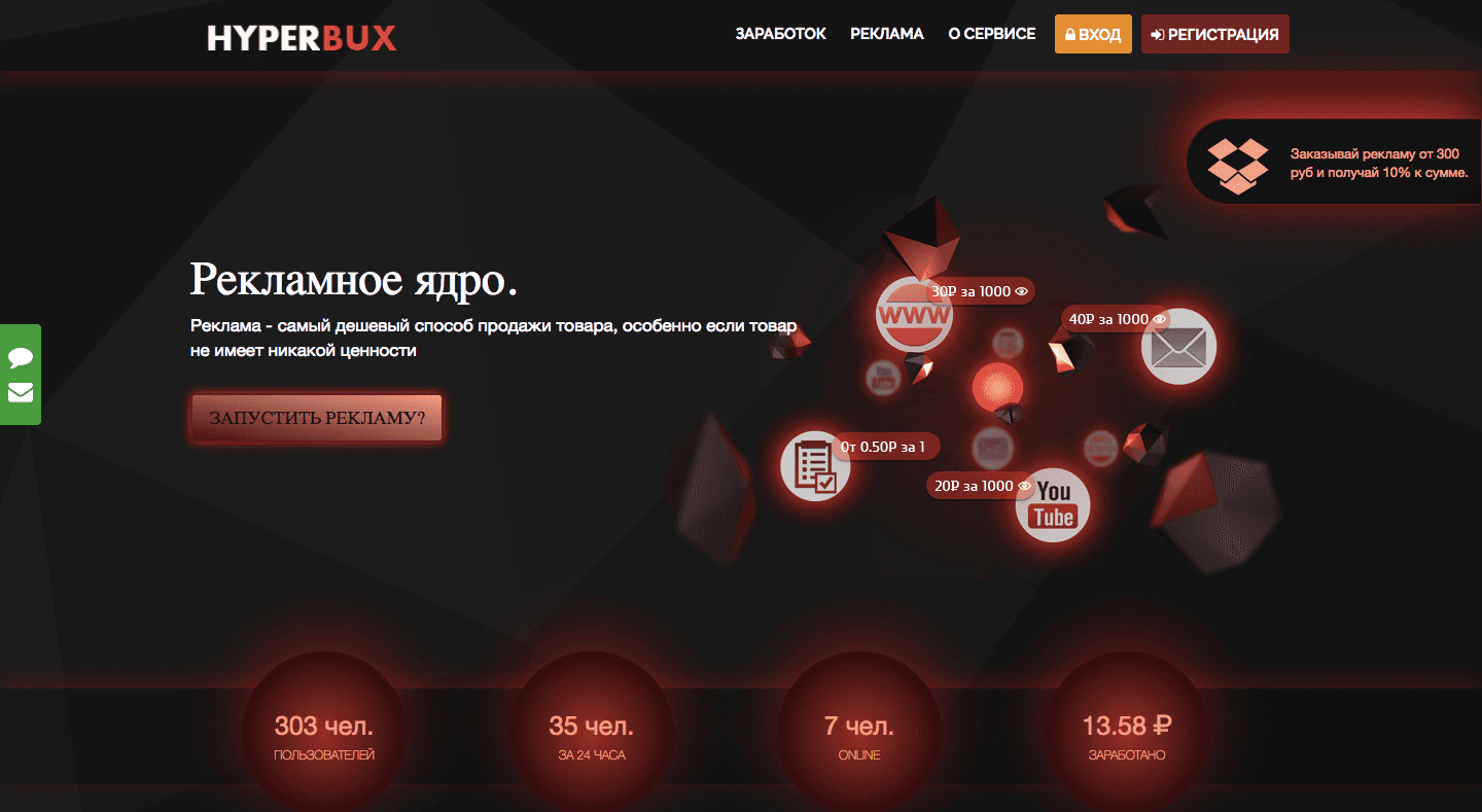 HYPERBUX - Лохотрон