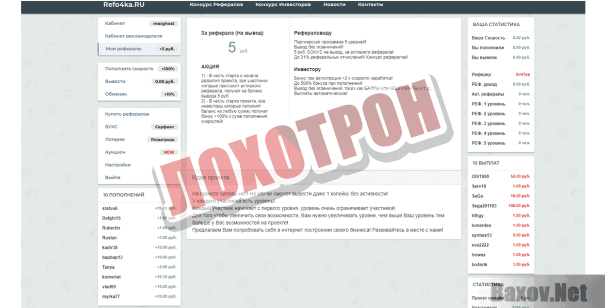 Refo4ka Лохотрон