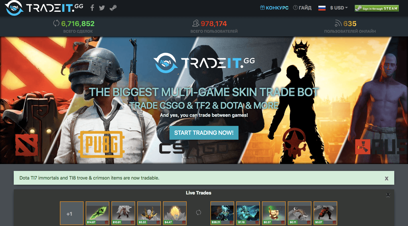 Tradeit.gg - Лохотрон