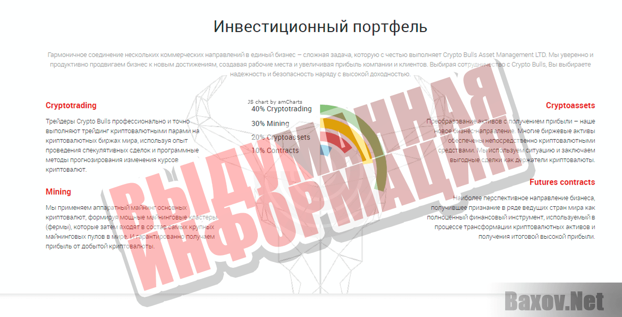 Crypto Bulls - выдуманная информация