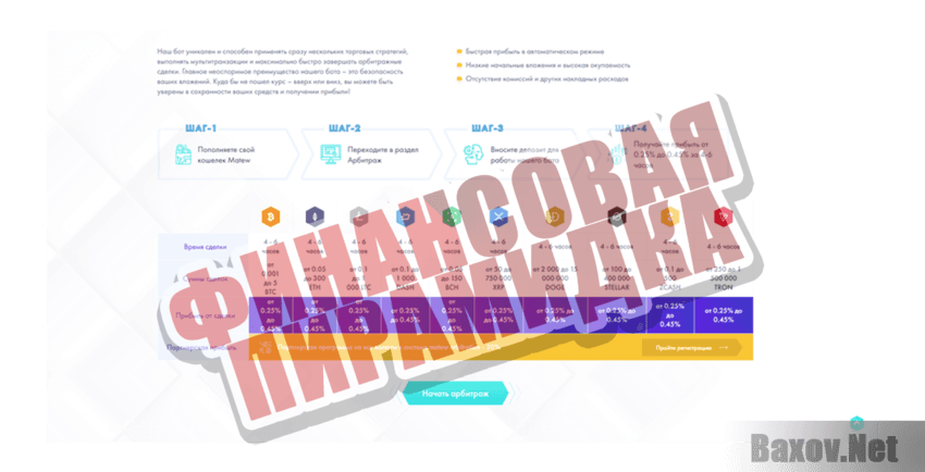 Matew Финансовая пирамидка