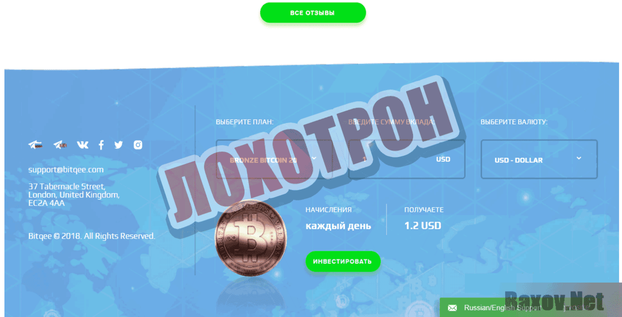 Bitqee Лохотрон