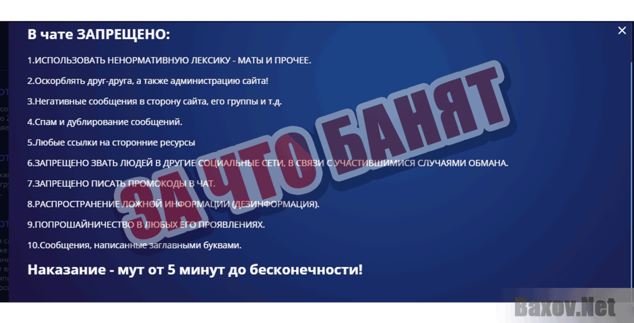 Рубликс X За что банят