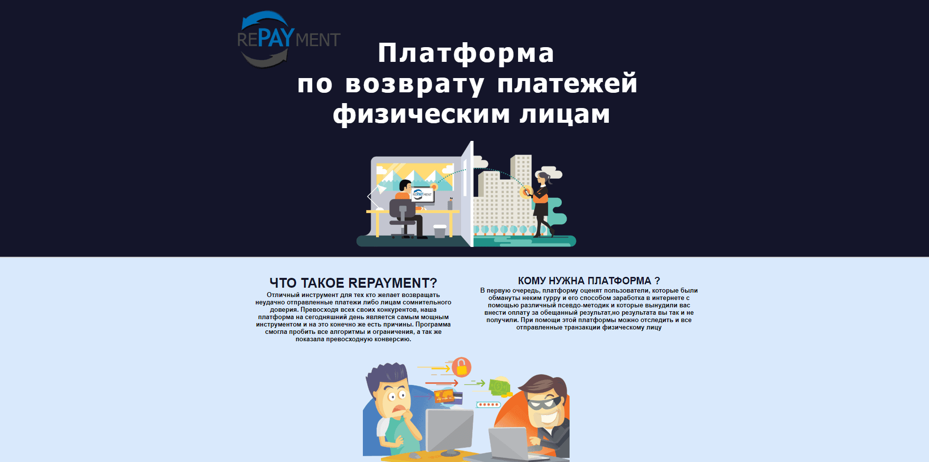 Платформа rePAYment – лохотрон