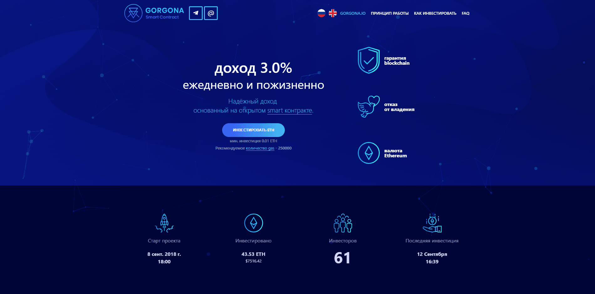 Gorgona Smart Contract – лохотрон