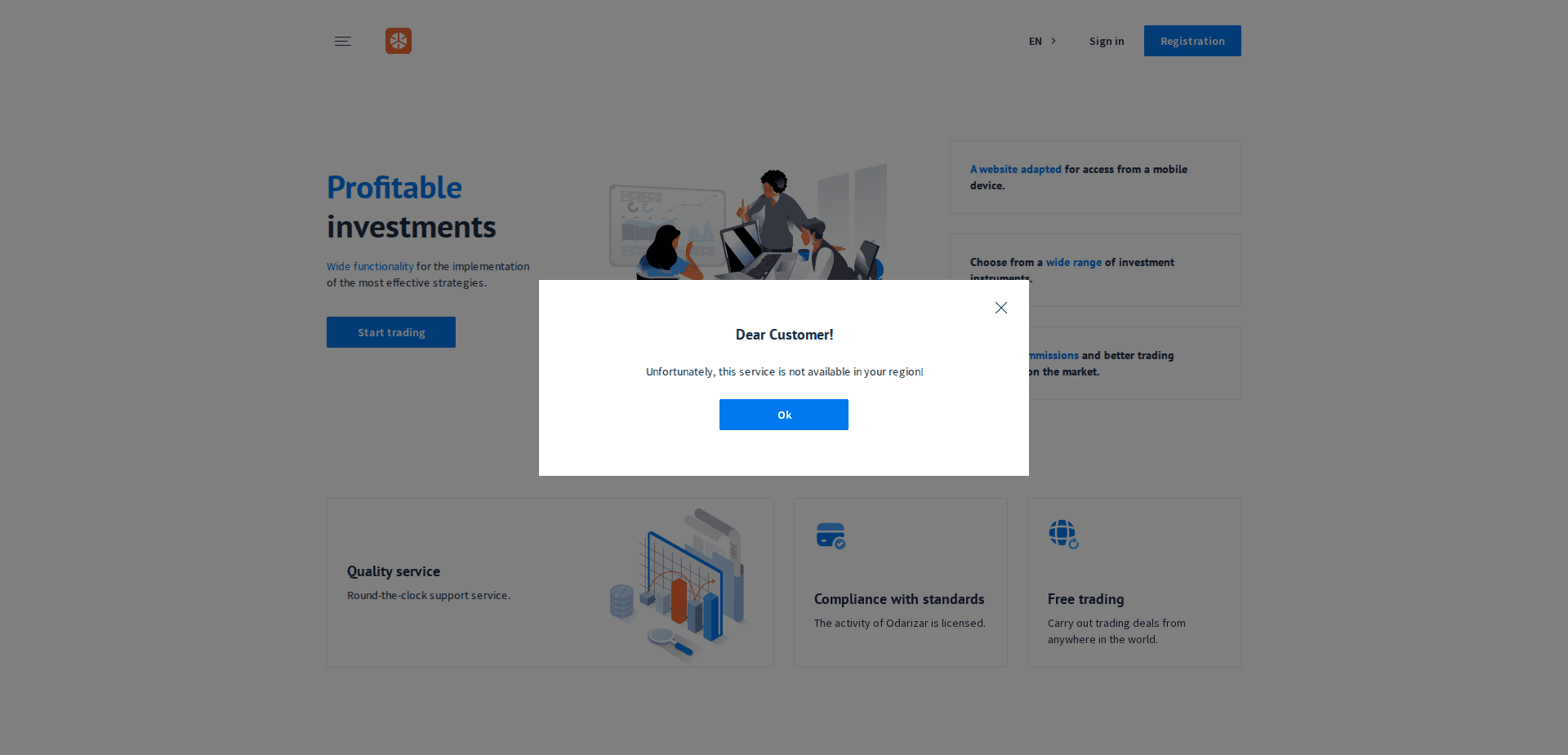 Website screenshot for https://odarizar.com/ - 1