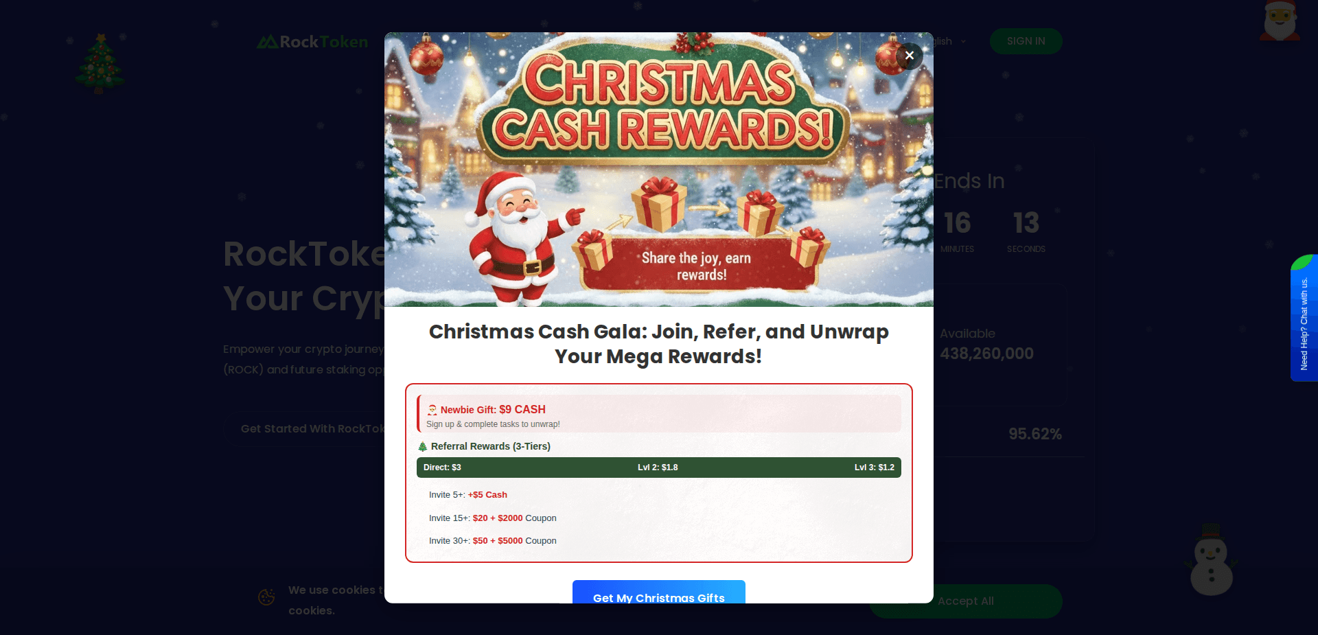 Website screenshot for https://rocktoken.com/ - 1
