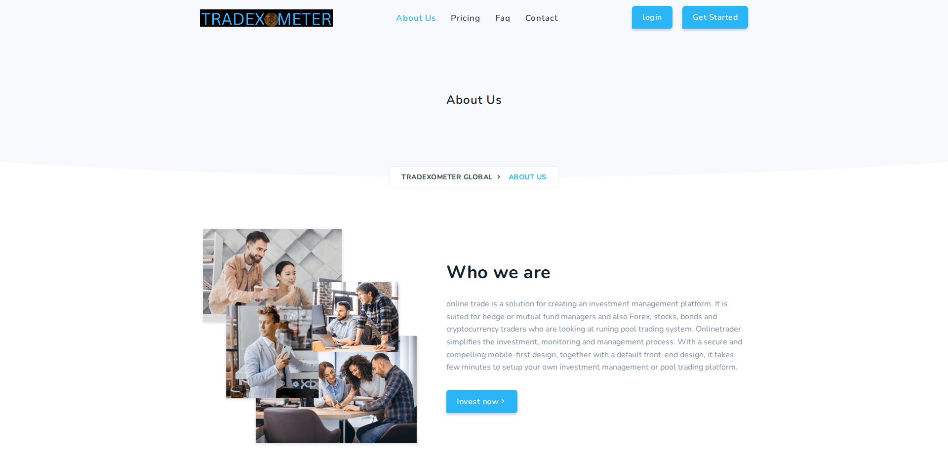 Website screenshot for https://tradexometerglobal.com/ - 1
