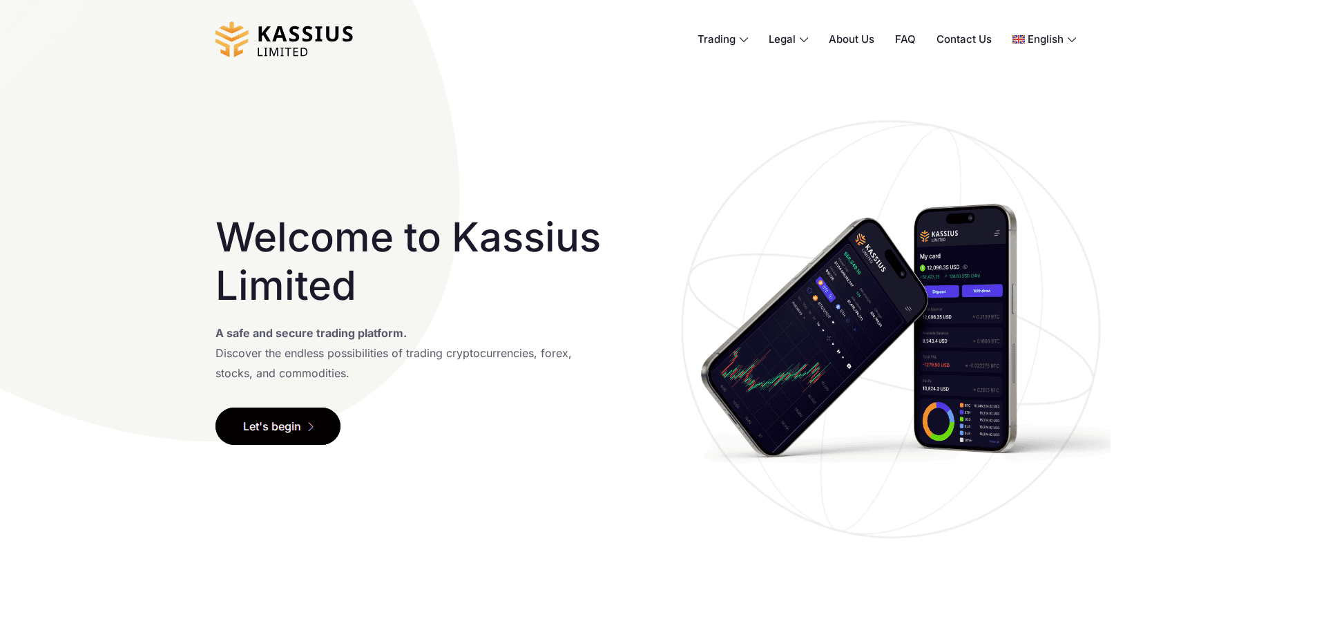 Website screenshot for https://kassiuslimited.com/ - 1