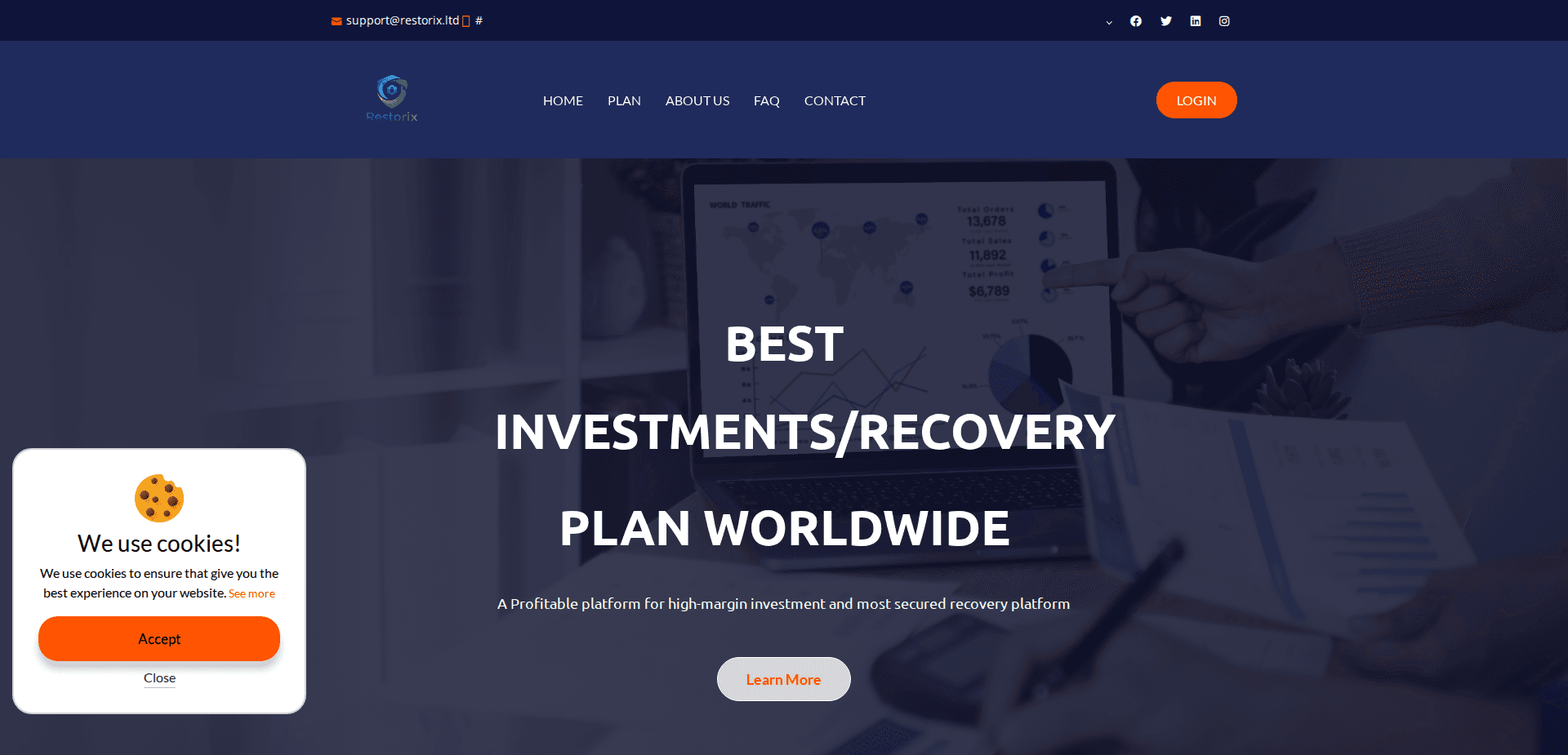 Website screenshot for https://restorix.ltd/ - 1