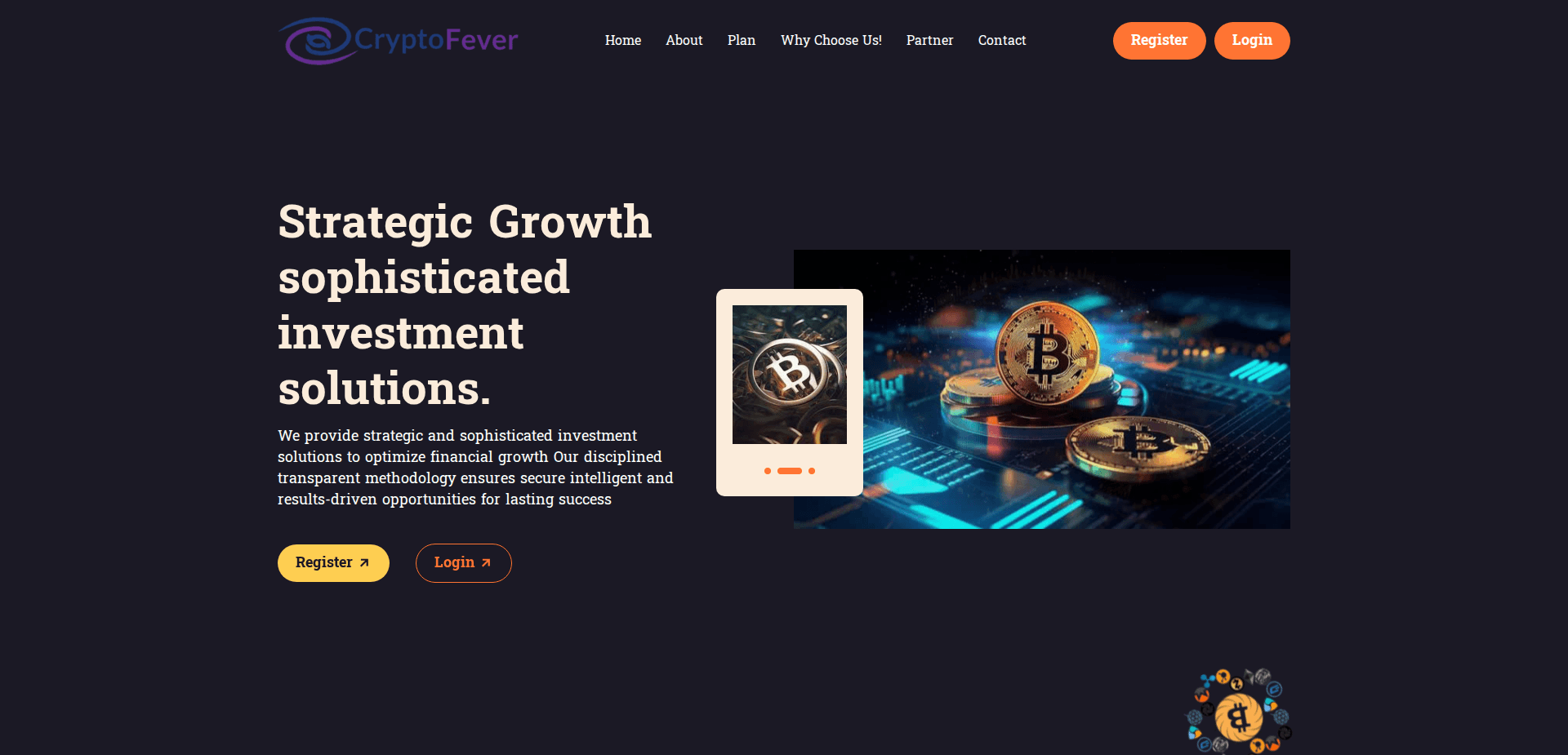 Website screenshot for https://cryptofever.biz/ - 1