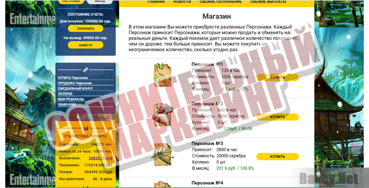 Кунг Фу Панда -  Сомнительный маркетинг