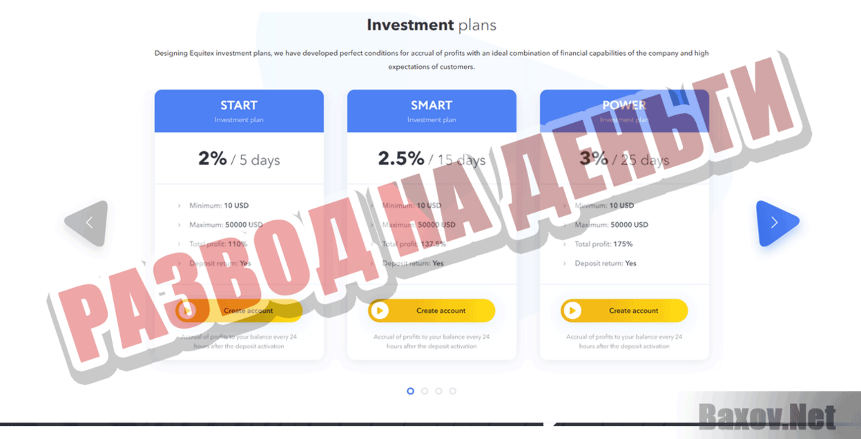 Equitex Развод на деньги