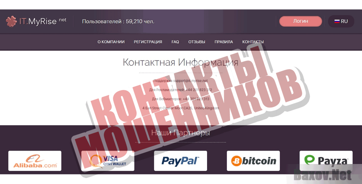 IT.MyRise Контакты мошенников