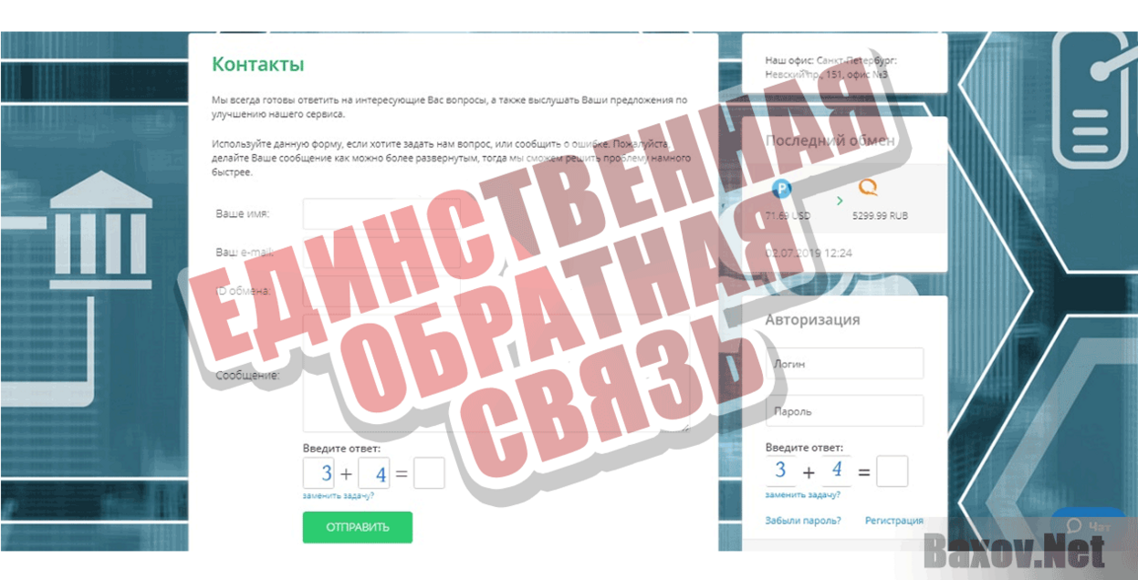 Bit-mex.site Единственная обратная связь