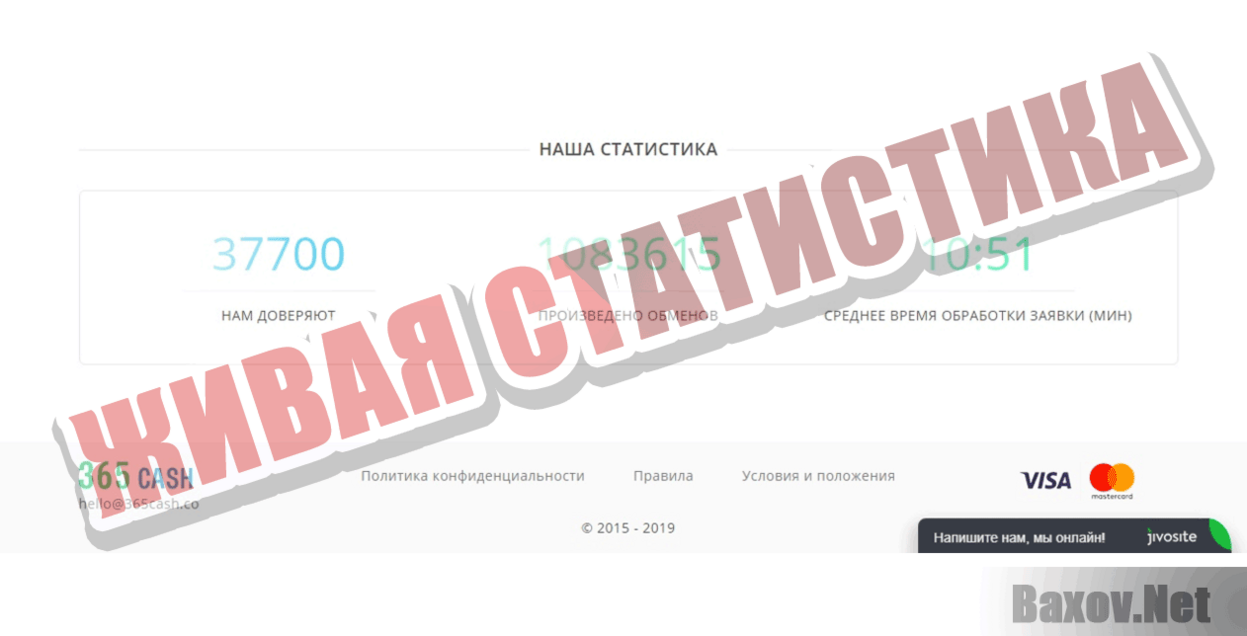 365cash.co Живая статистика