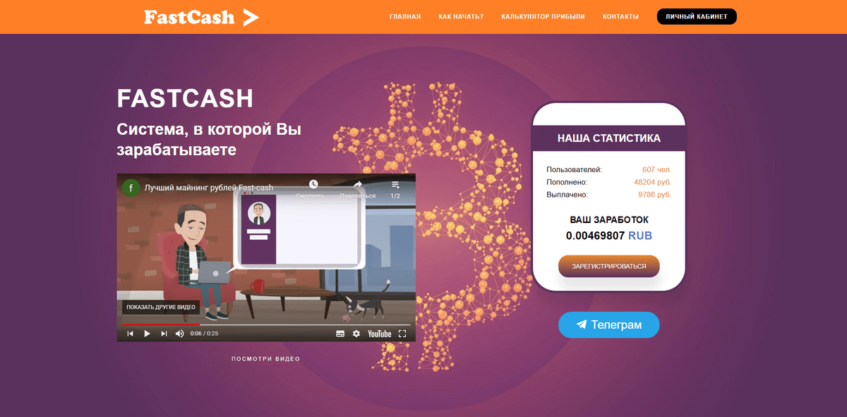 Сайты хайпов. Fast Cash. Хайп дизайн. Как создать личный кабинет.