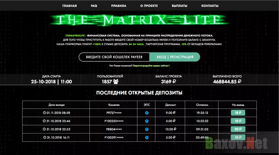 Thematrixlite - Лохотрон