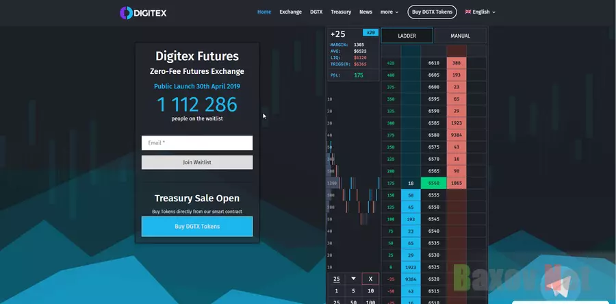 Фьючерсная биржа Digitex - на проверке