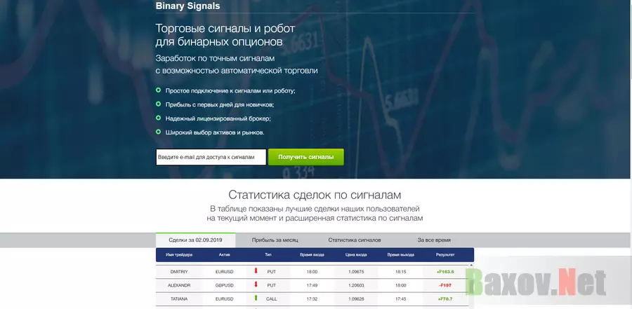 Binary Signals - лохотрон