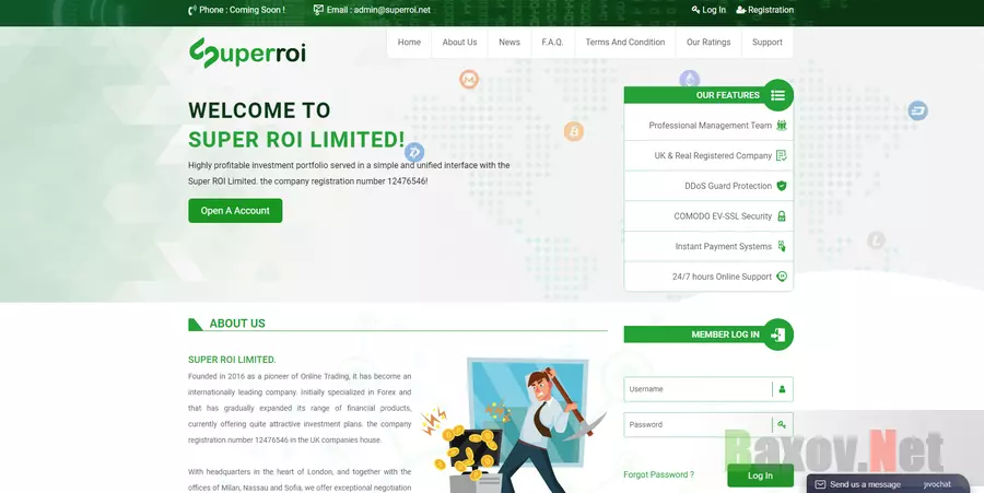 Super ROI Limited - Лохотрон