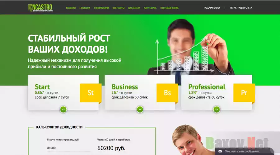 Encastro Group Inc -Лохотрон